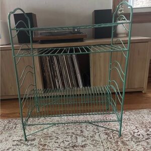 Urban Outfitters Green Metal Storage Rack